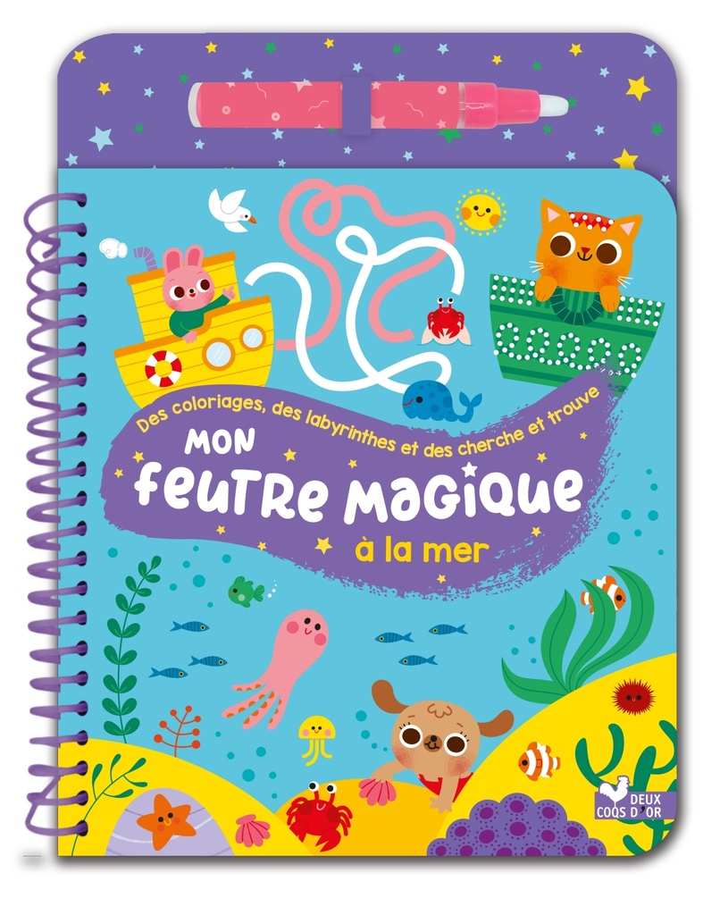 [9782017233169] Mon feutre magique à la mer - avec feutre à réservoir d'eau