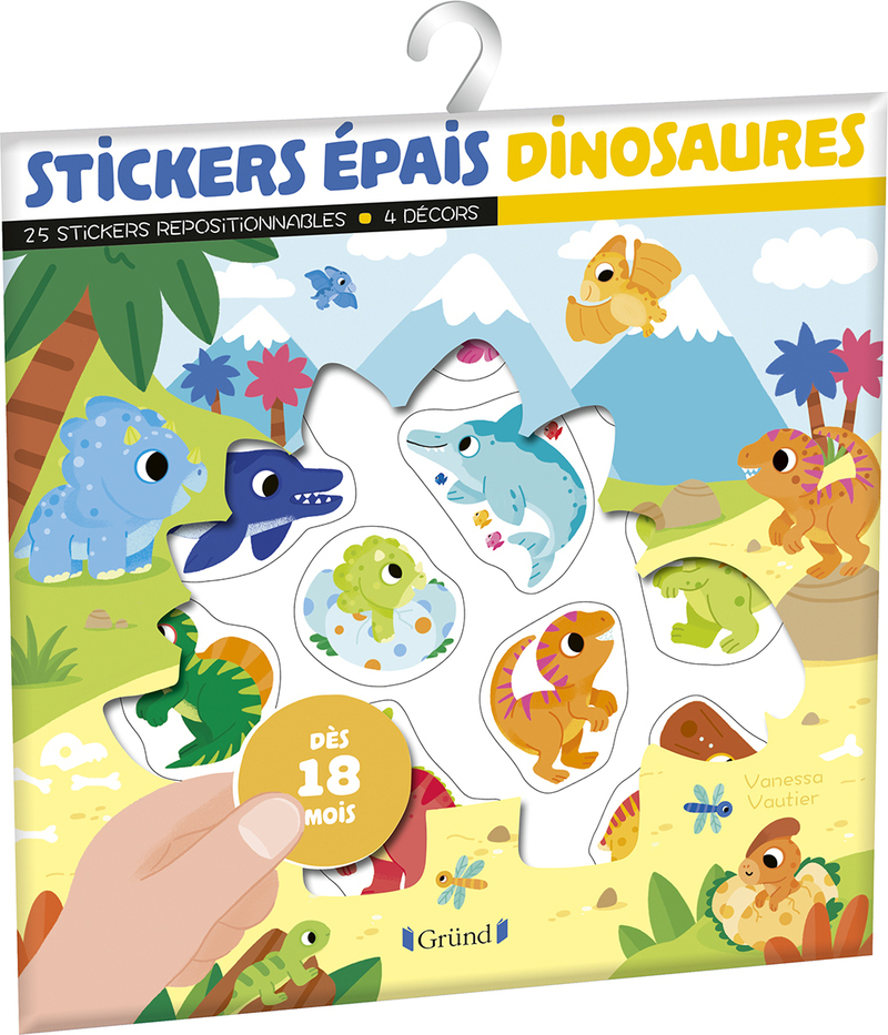 [9782324032400] Stickers épais Dinosaures