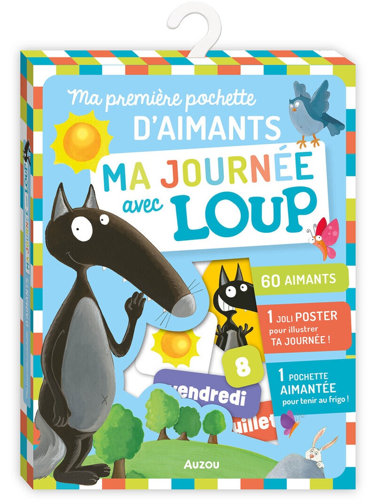 [9791039514378] Ma première pochette d'aimants - Ma journée avec Loup