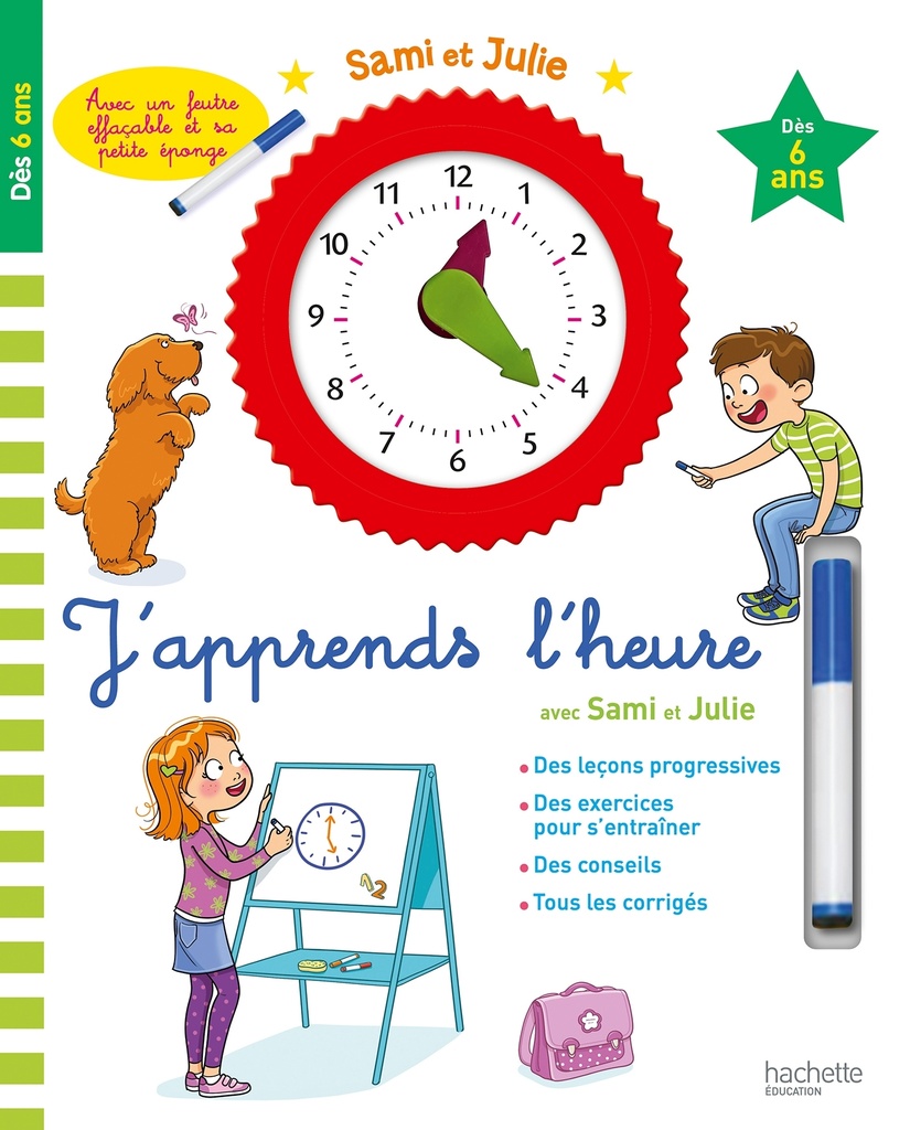 [9782017223917] Sami et Julie J'apprends l'heure Dès 6 ans