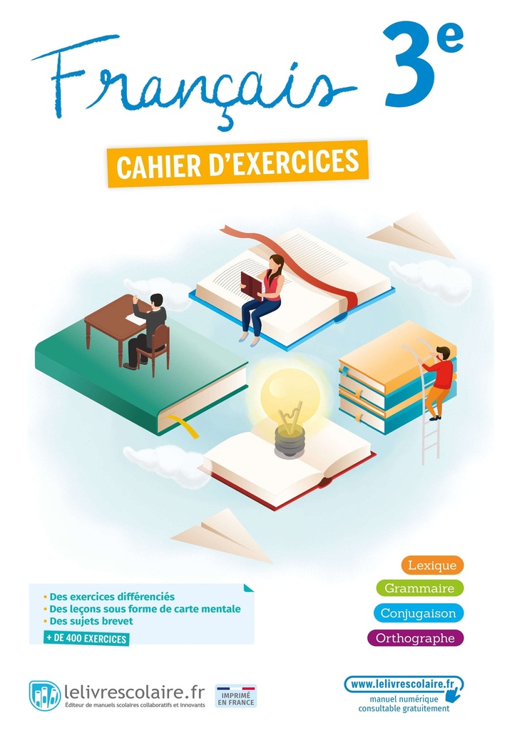 Français 3e, cahier d'activités, édition 2021