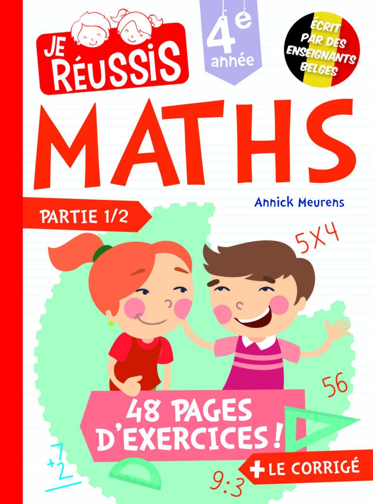 [9782874660559] JE REUSSIS MATHEMATIQUES 4EME ANNEE - 1ERE PARTIE - VOL04