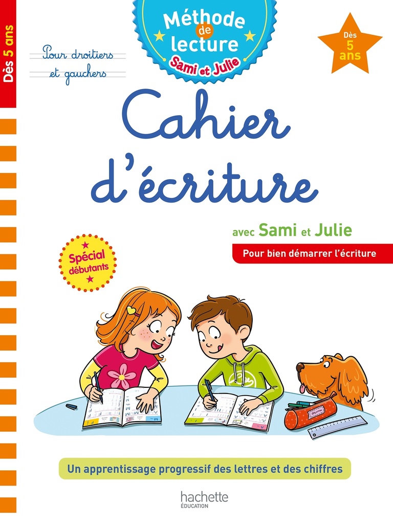 [9782017223870] Sami et Julie Cahier d'écriture Dès 5 ans