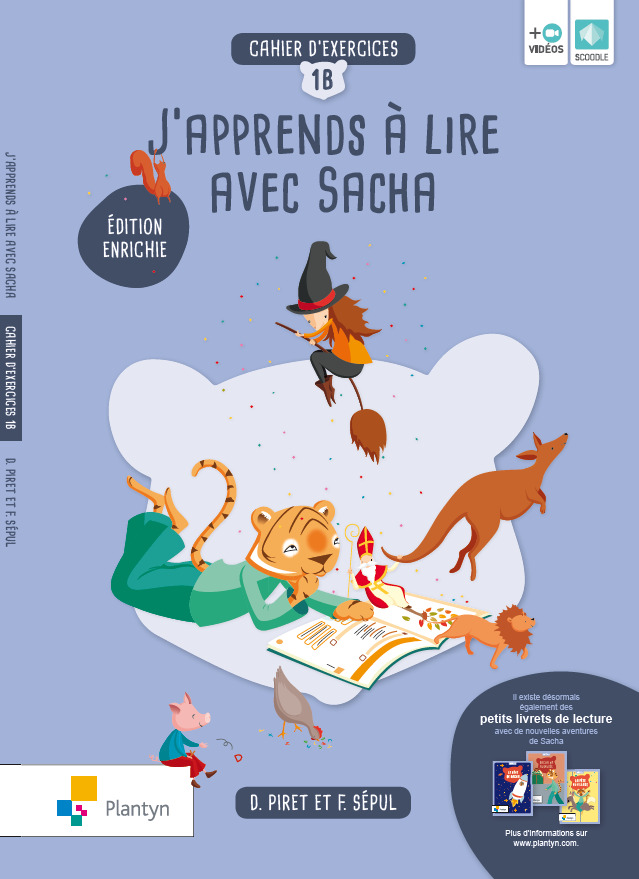 J'APPRENDS A LIRE AVEC SACHA 1B CAHIER EDITION ENRICHIE