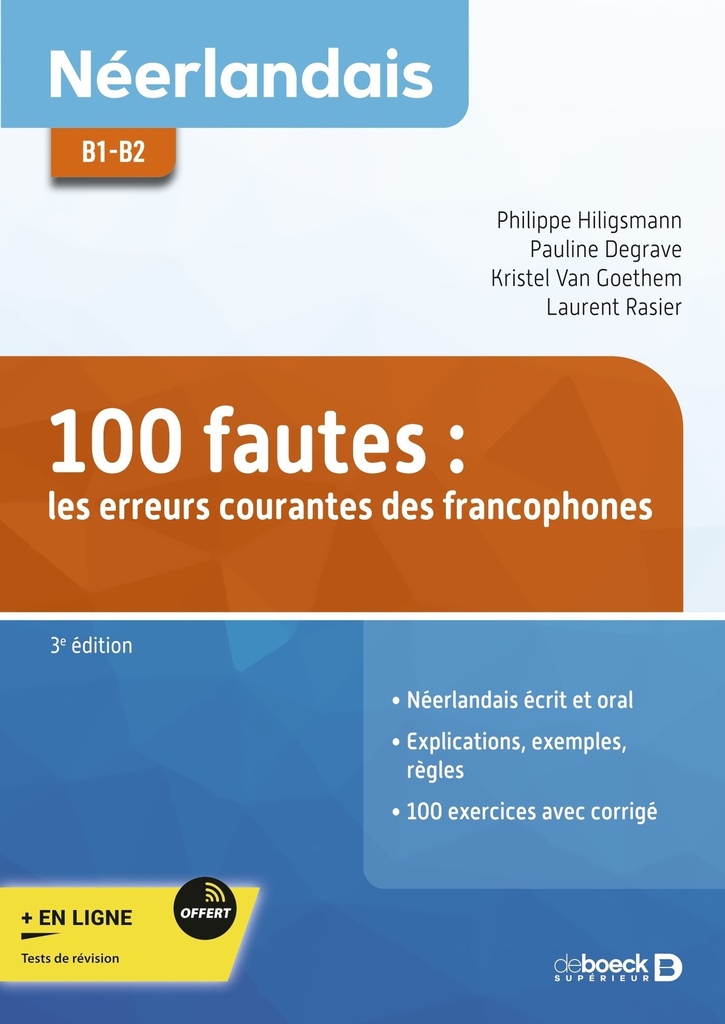 [9782807351165] Néerlandais - 100 fautes