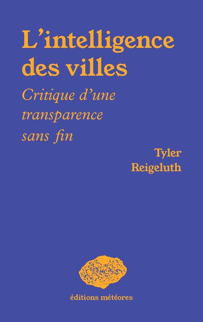[9782960288728] L'INTELLIGENCE DES VILLES : CRITIQUE D'UNE TRANSPARENCE SANS FIN