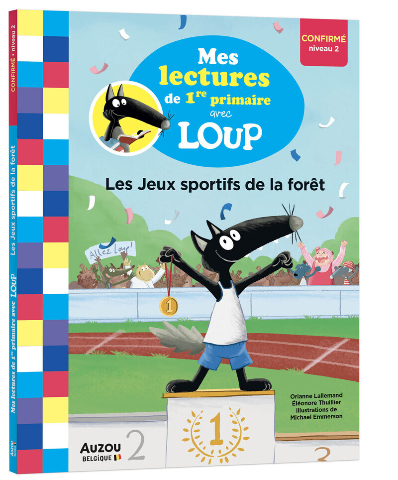 [9791039546058] Mes lectures de 1re primaire avec Loup - Les jeux sportifs de la forêt