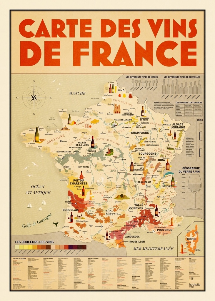 [9782017047261] La carte des vins de France