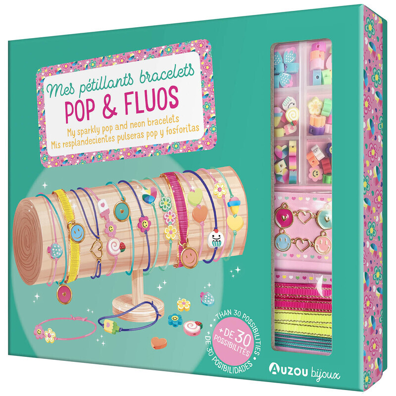 [9791039540803] MA BOÎTE À BIJOUX - MES PETILLANTS BRACELETS POP ET FLUOS