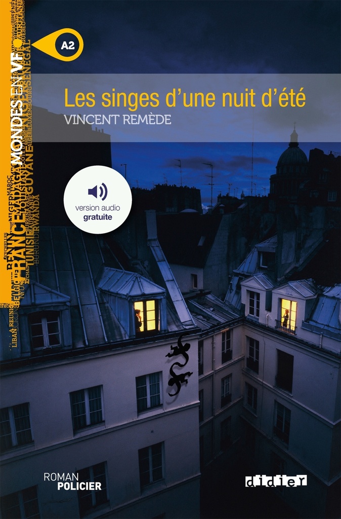 [9782278095759] Mondes en VF - Les singes d'une nuit d'été - Niv. A2 - Livre + audios