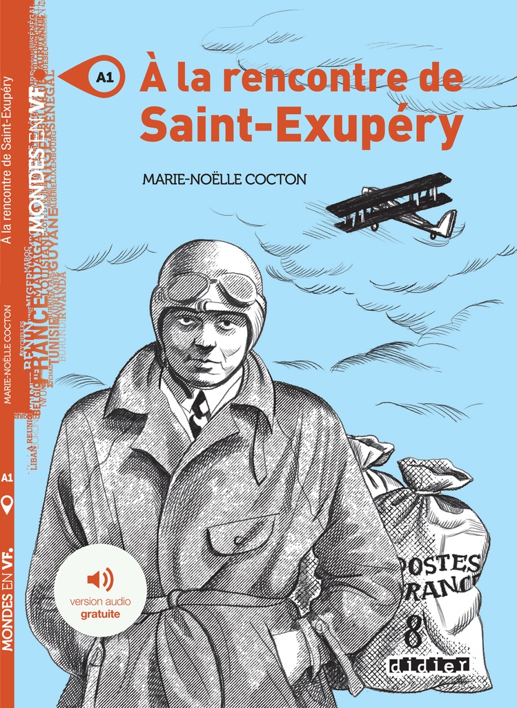 [9782278103393] Mondes en VF -  À la rencontre de Saint-Exupéry - Niv. A1 - Livre + audios