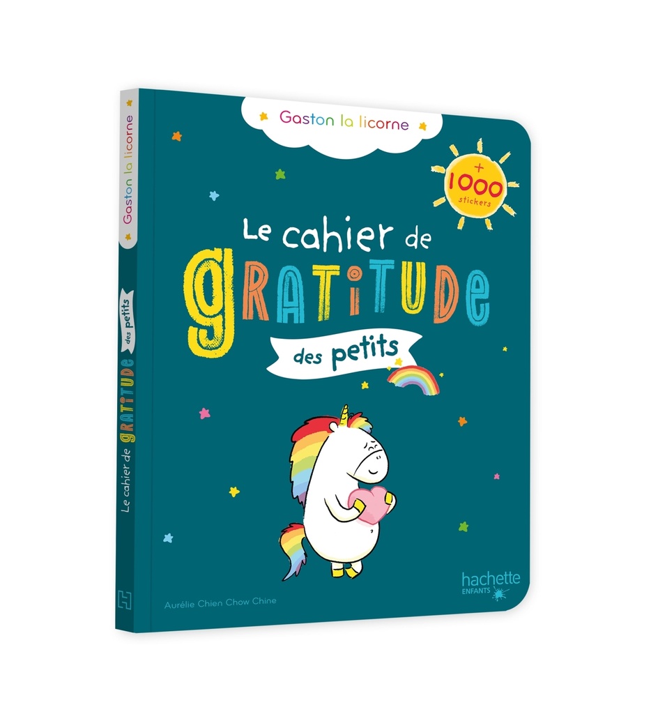 [9782017107132] Le cahier de gratitude des petits - Gaston la licorne