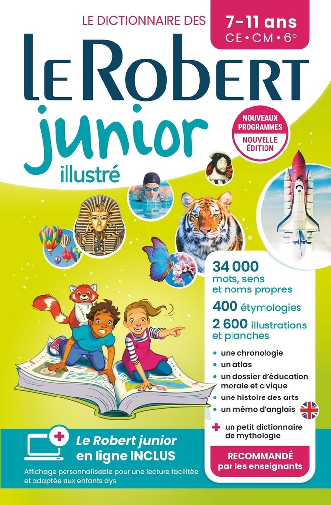 [9782321020042] Le Robert junior illustré & son dictionnaire en ligne (adapté dys)