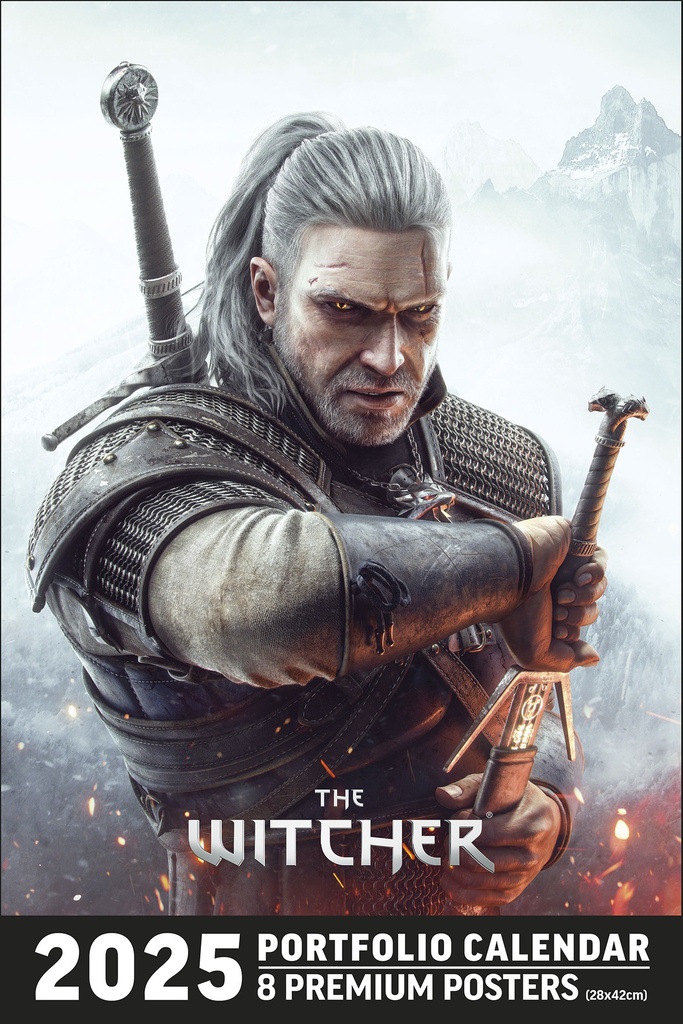 [9782376975014] Calendrier Portfolio 2025 The Witcher