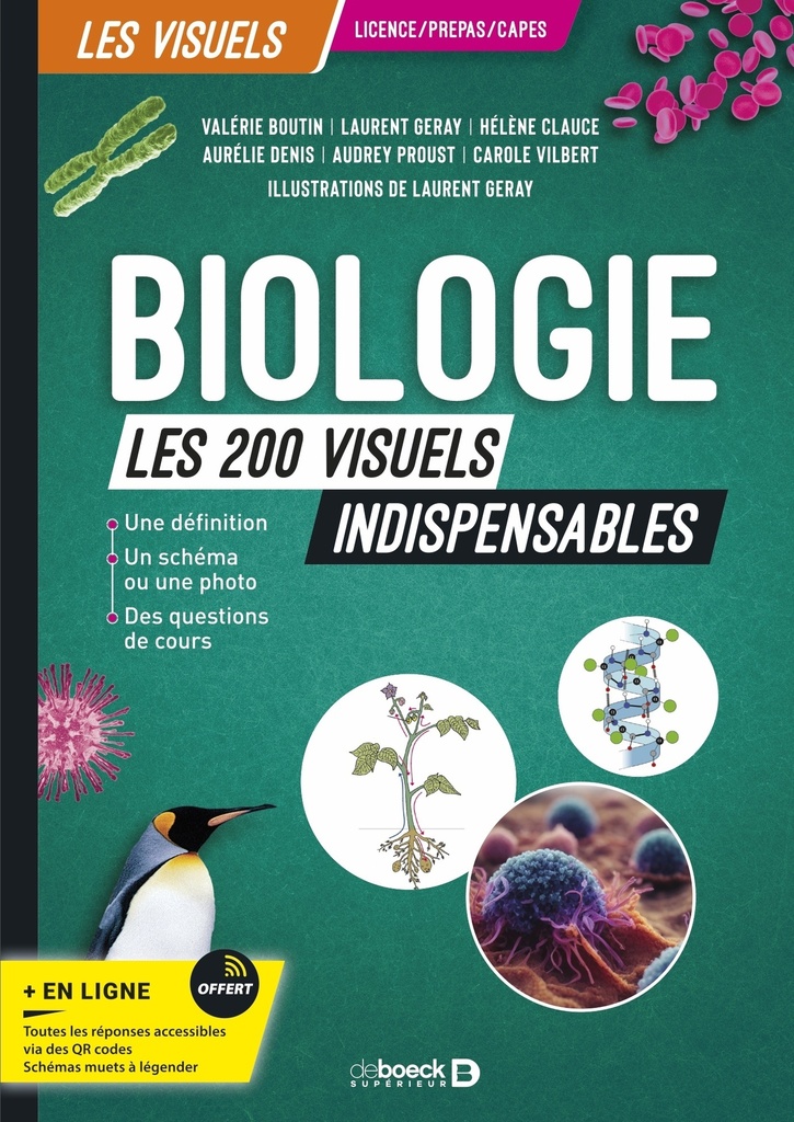 [9782807361850] Biologie - Les 200 visuels indispensables
