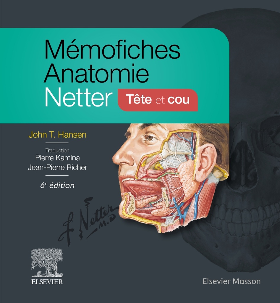 [9782294778353] Mémofiches Anatomie Netter - Tête et cou