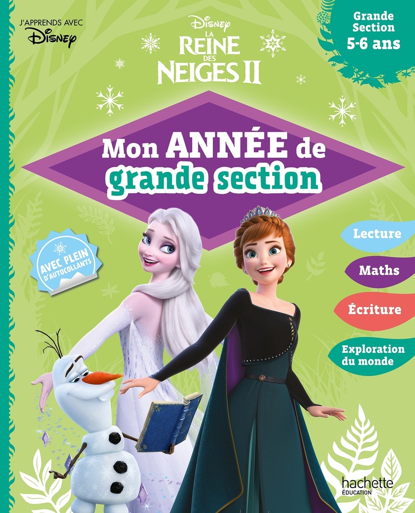 [9782017266983] Disney - La Reine des Neiges 2 - Mon année de Grande Section (5-6 ans)