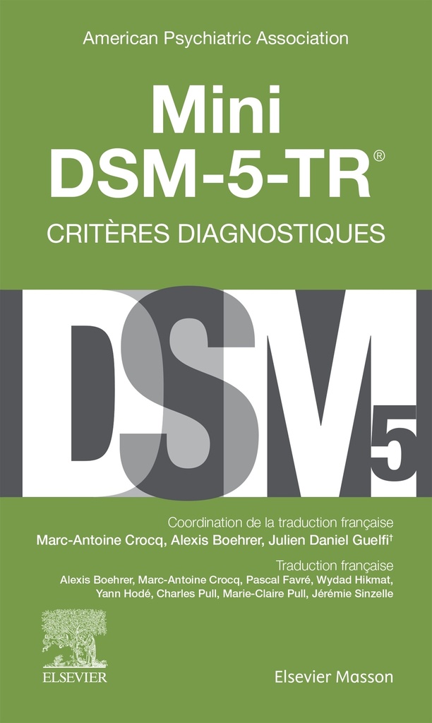 [9782294781360] Mini DSM-5-TR - Critères diagnostiques