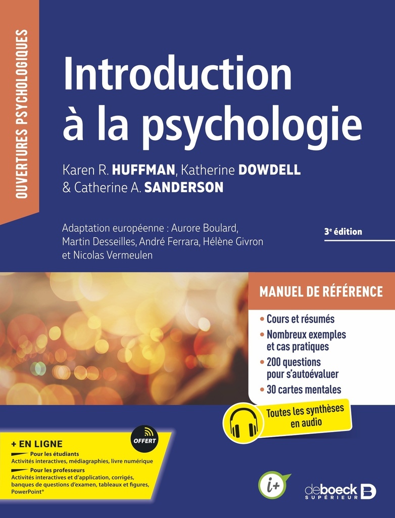 [9782807361478] Introduction à la psychologie