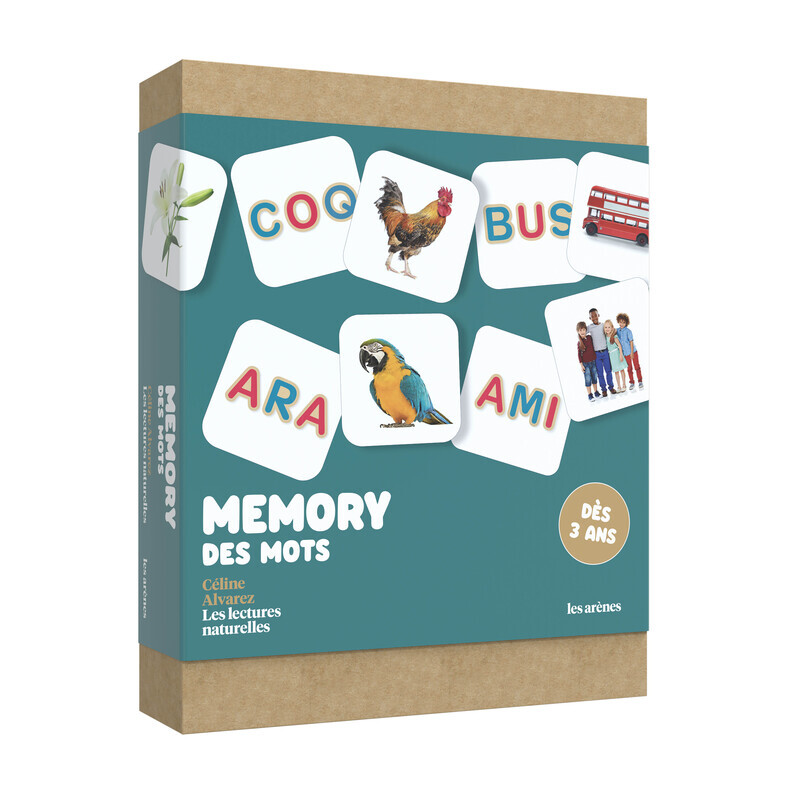 [9791037511904] Boîte Memory des mots dès 3 ans - Céline Alverez Les lectures naturelles