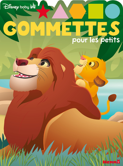 [9782508058240] Disney Baby - Gommettes pour les petits (Simba et Mufasa)