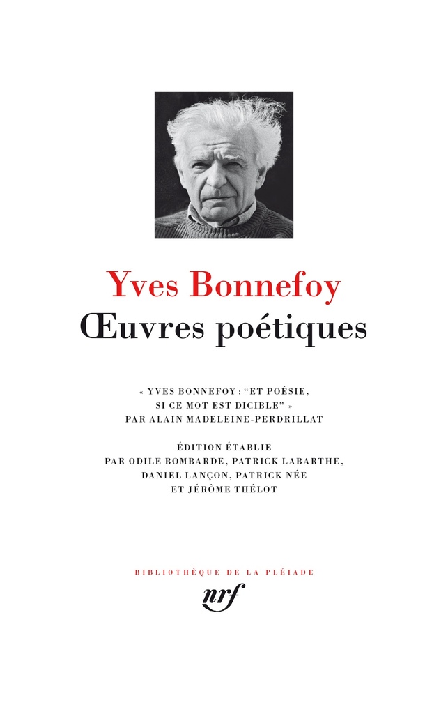 [9782070149650] Œuvres poétiques