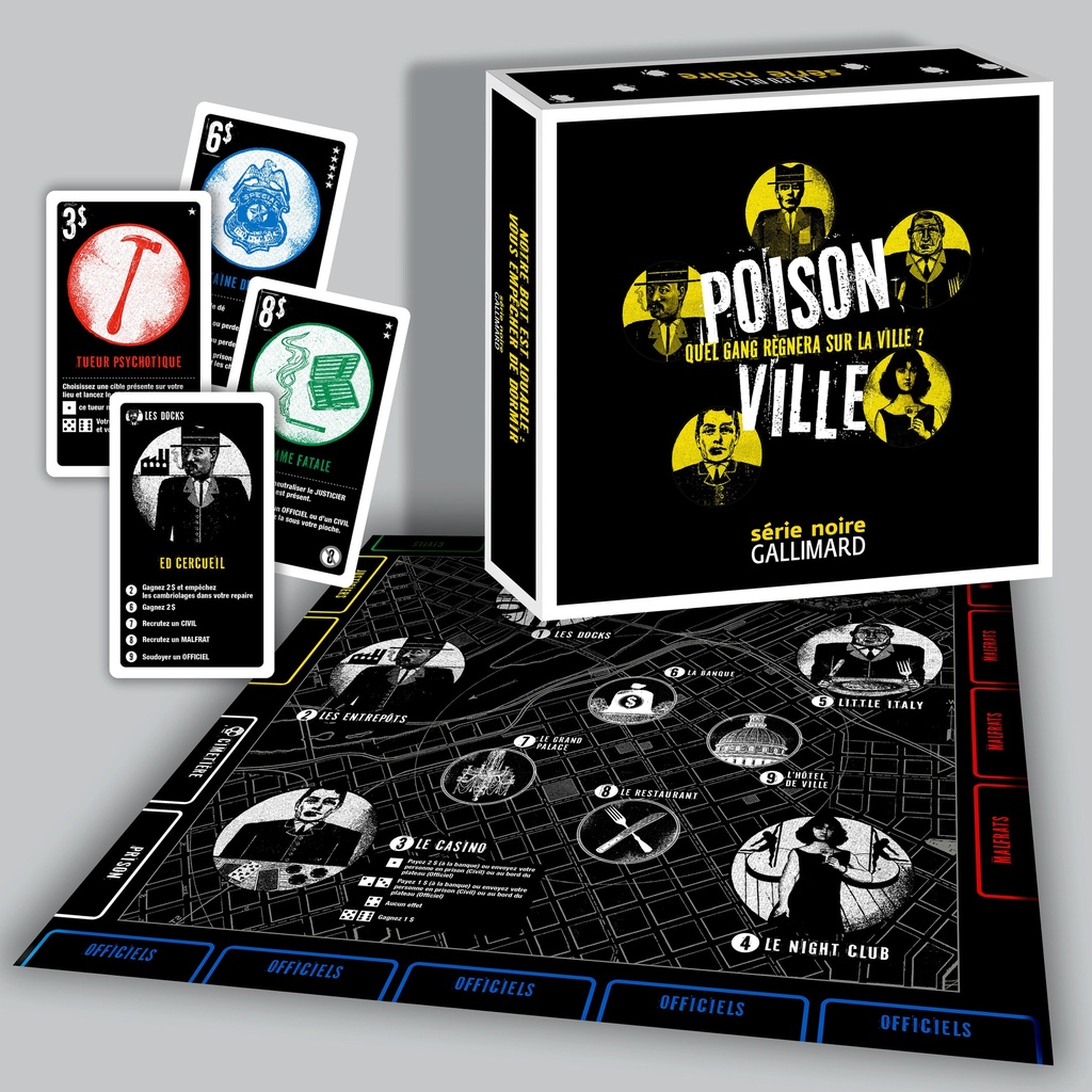 [9782742466719] Poison Ville - Le jeu de la Série Noire