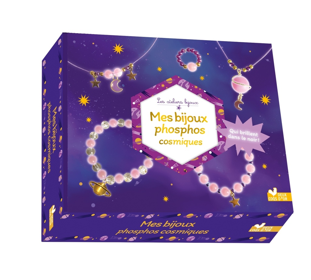 Mes bijoux phosphos cosmiques - coffret avec accessoires
