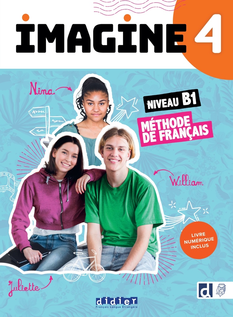 [9782278108640] Imagine 4 - Niv. B1 - Livre + numérique inclus