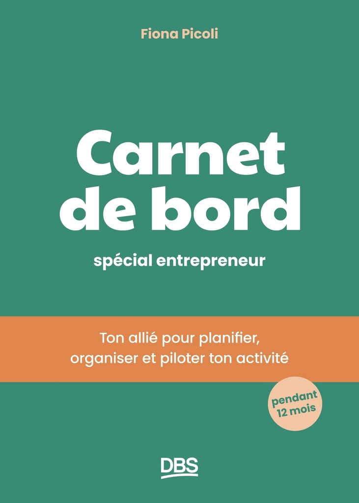 [9782807367234] Carnet de bord spécial entrepreneur