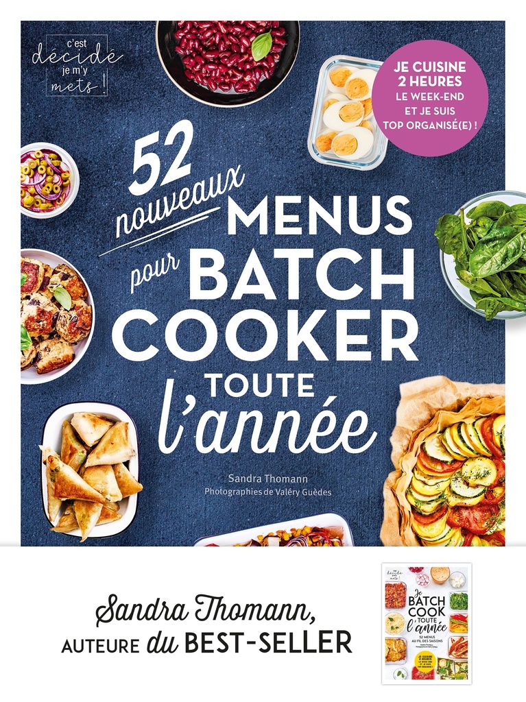 [9782036076860] 52 nouveaux menus pour batch-cooker toute l'année