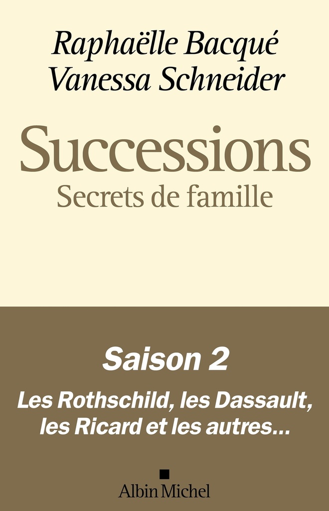 [9782226497710] Successions - Saison 2 : Secrets de famille