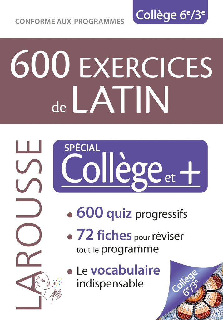 [9782036067042] 600 exercices de latin, spécial collège