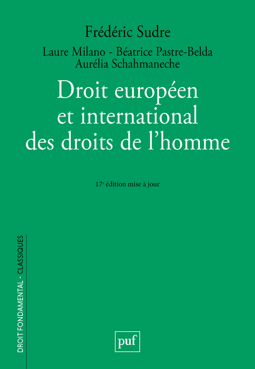 [9782130864769] Droit européen et international des droits de l'homme