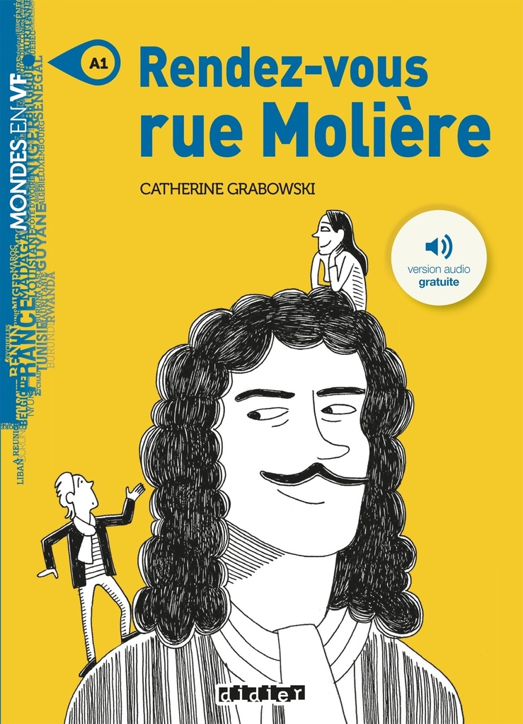 [9782278092345] Mondes en VF - Rendez-vous rue Molière - Niv. A1 - Livre + audios