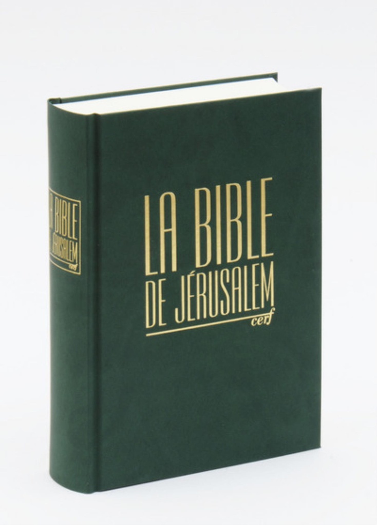 [9782204115902] LA BIBLE DE JERUSALEM - COMPACTE RELIEE VERTE