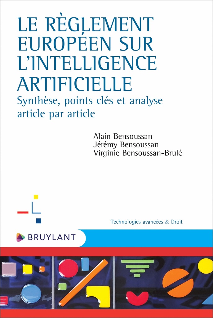 [9782807947948] Le règlement européen sur l’intelligence artificielle