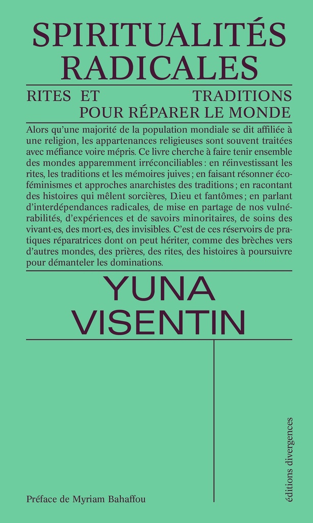 [9791097088750] Spiritualités radicales