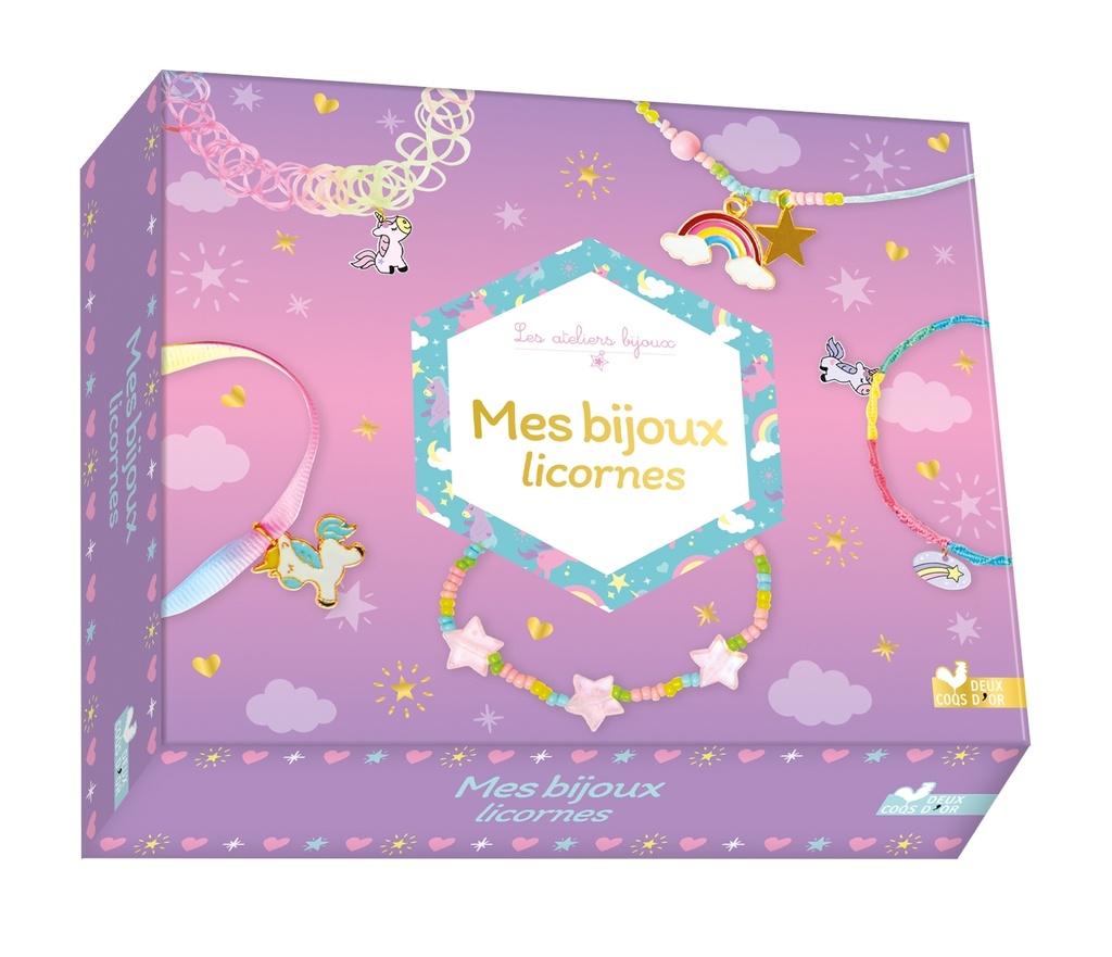 [9782017897071] Mes bijoux licornes - coffret avec accessoires