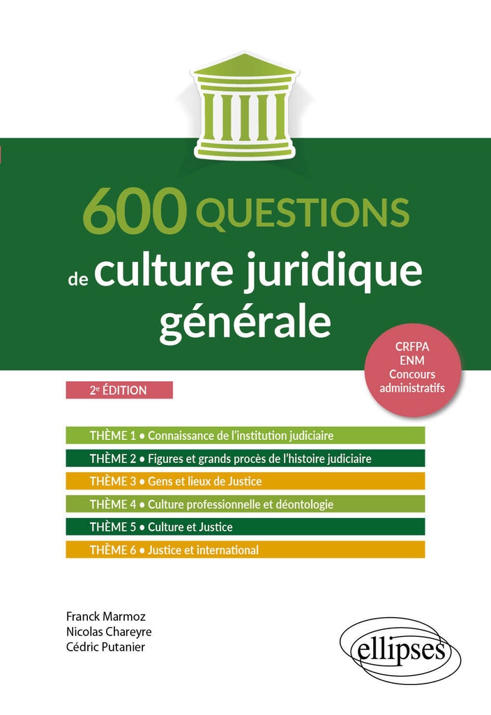 [9782340101524] 600 questions de culture juridique générale