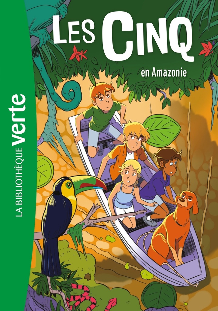Les Cinq (nouvelle édition), Tome 40 - Les Cinq en Amazonie