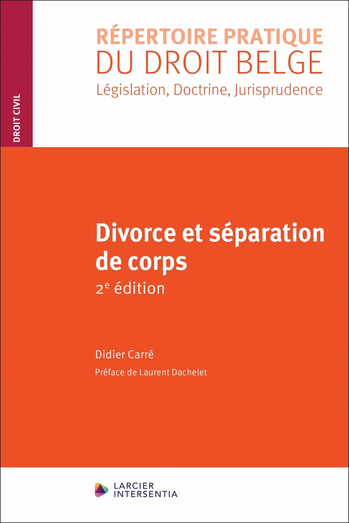 [9782807946606] Divorce et séparation de corps