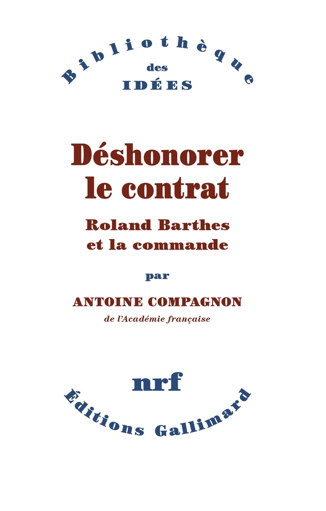 [9782073085412] Déshonorer le contrat