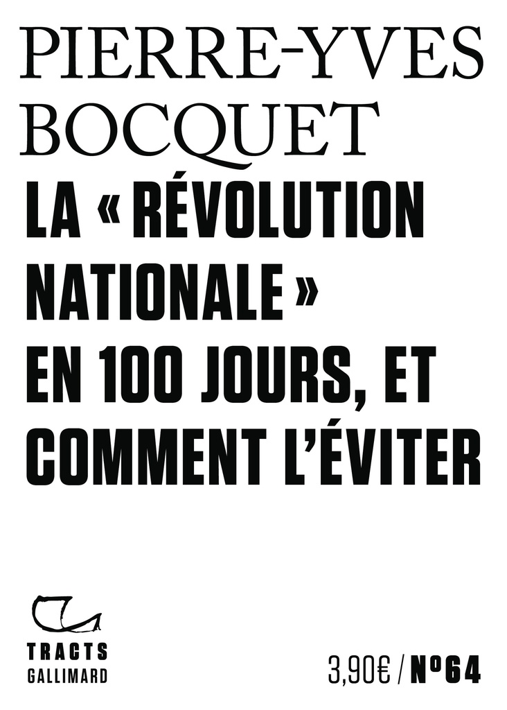[9782073113306] La "Révolution nationale" en 100 jours, et comment l'éviter