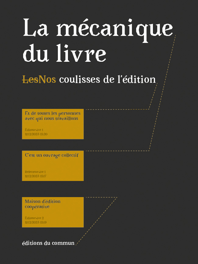 [9791095630814] La mécanique du livre