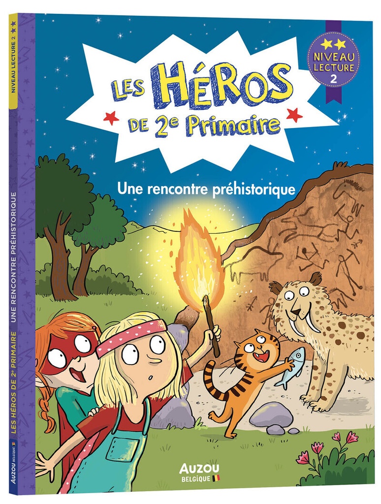 [9791039554428] Les Héros de 2e Primaire - niveau 2 - Une rencontre préhistorique