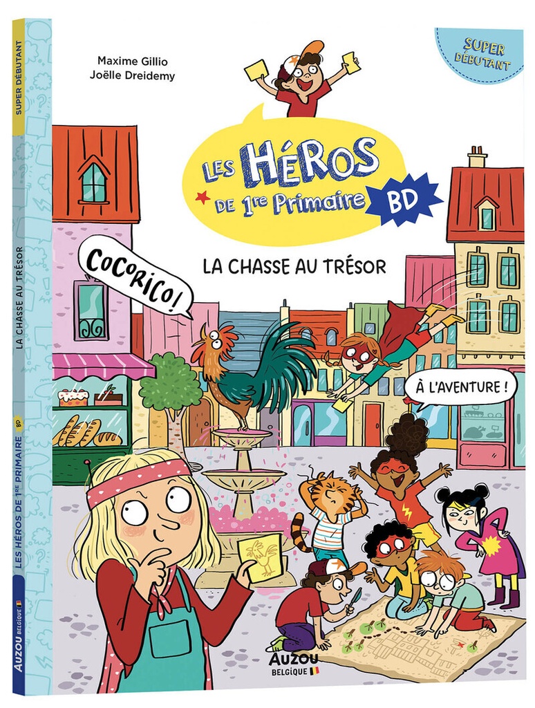 [9791039557559] Les Héros de 1re Primaire en BD - super débutant - La chasse au trésor
