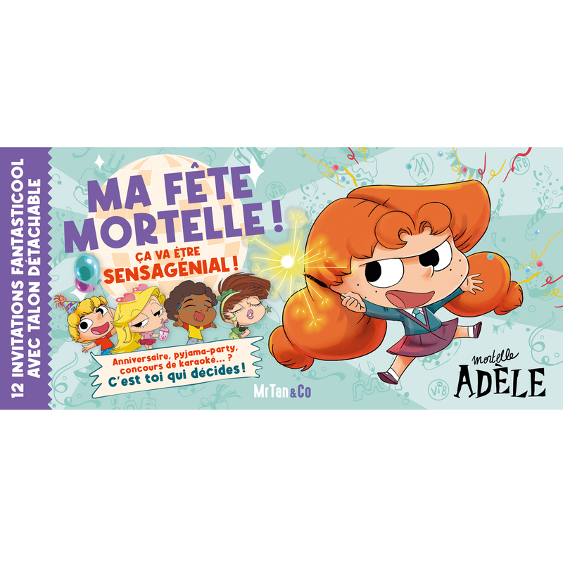 [9782494678392] Les nouvelles Cartes d'invitation Mortelle Adèle