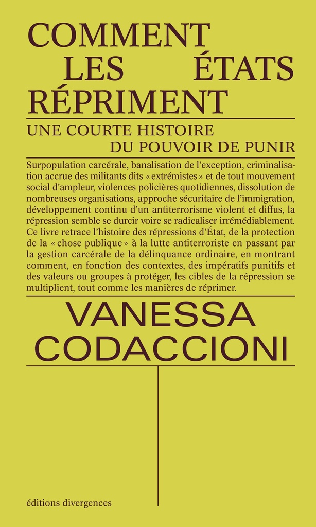 [9791097088804] Comment les Etats répriment