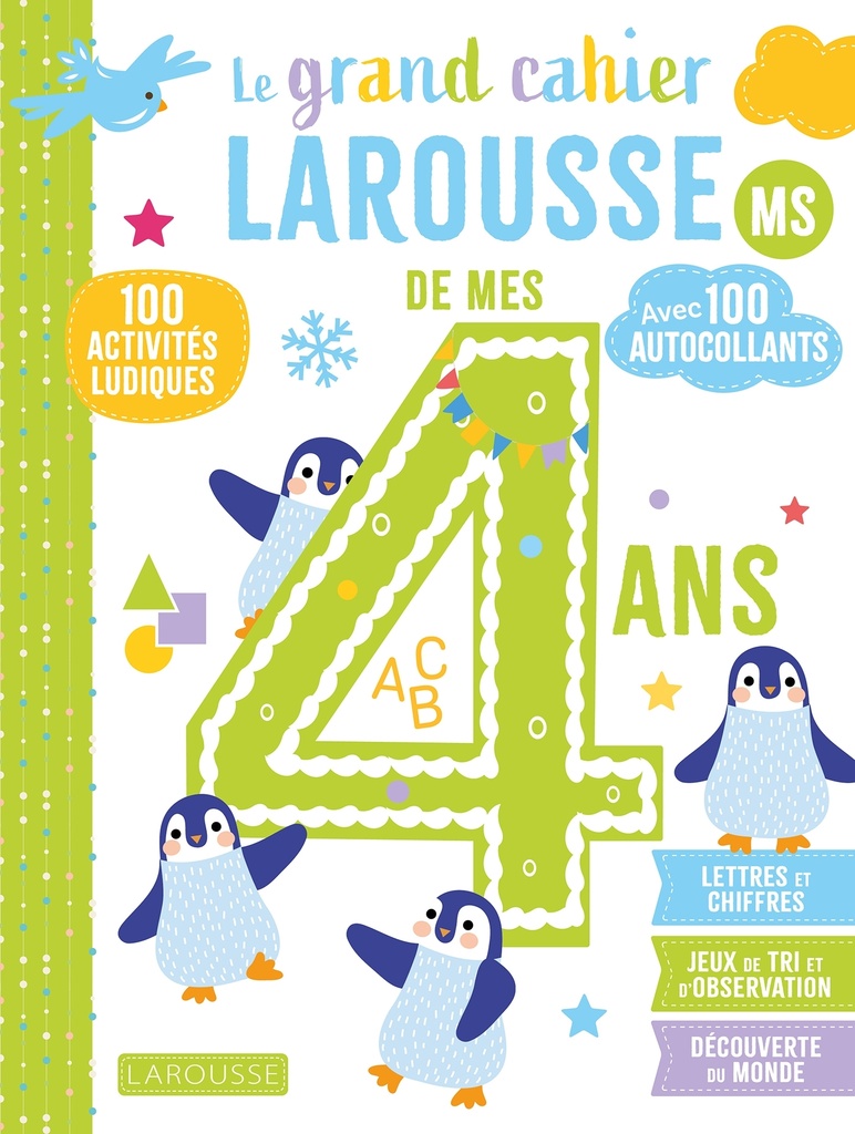 [9782036075429] Le grand cahier Larousse de mes 4 ans